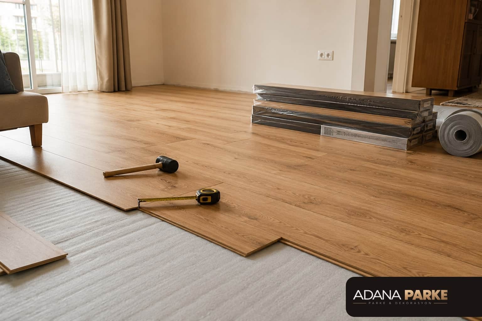 Adana'da laminat parke döşeme